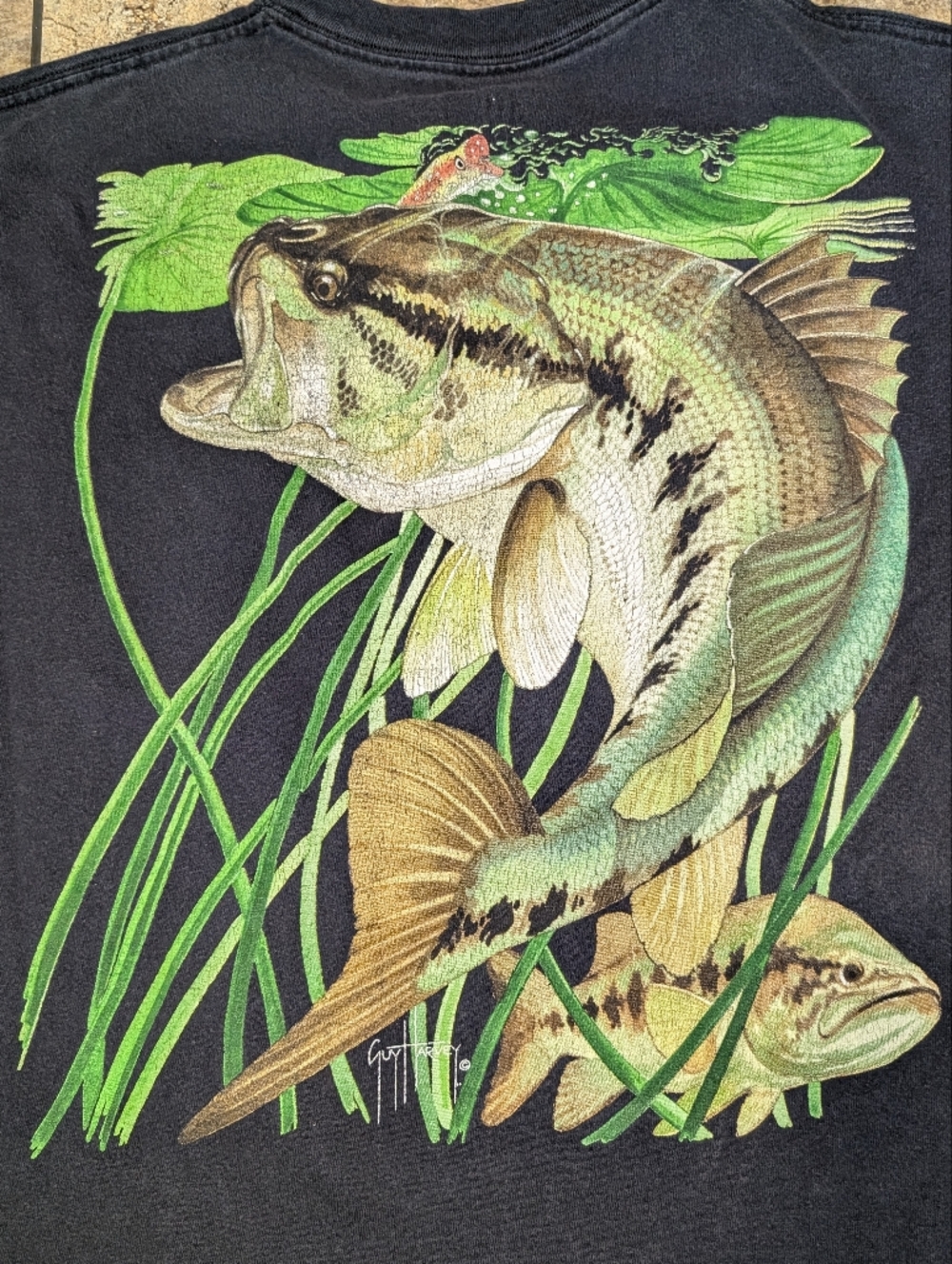 Guy Harvey Vintage Y2K Rare Freshwater Tee Men's Xl